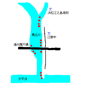 馬込川マップ